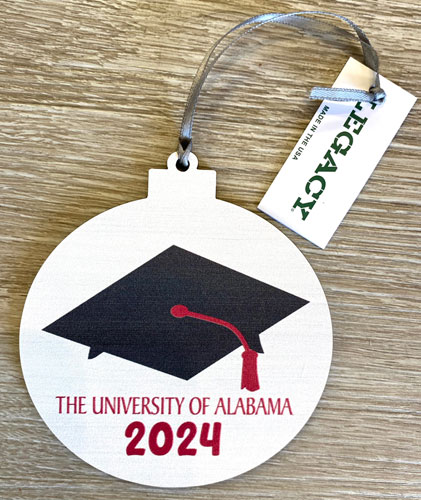 2024 The University of Alabama Graduation Christmas Ornament