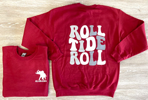 Retro Roll Tide Crewneck Sweatshirt
