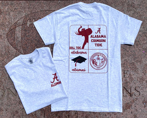Alabama Alumni Panel Short Sleeve T-Shirt