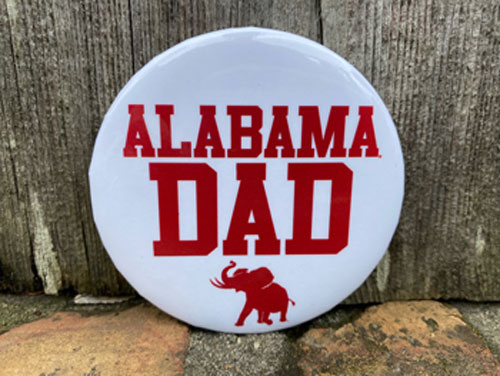 Alabama Dad 3 inch Button