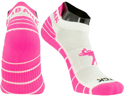 Hot Pink Pachyderm Low Cut Tab Sock