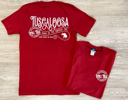 Tuscaloosa- Home of the Alabama Crimson Tide Short Sleeve Tee