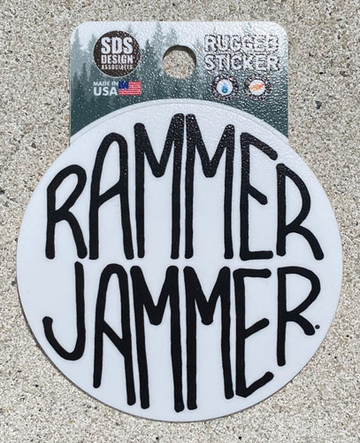 Rammer Jammer Monogram Rugged Decal