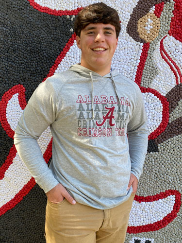 Alabama/Crimson Tide Long Sleeve Hooded Tee