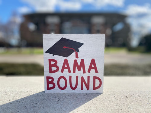 Bama Bound Wood Table Top Block