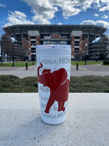 Bama Mom/Pachyderm 20oz Stainless Tumbler