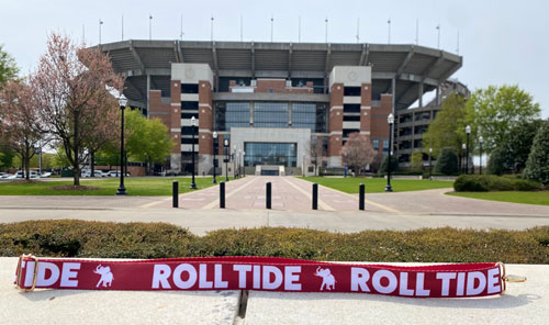 Roll Tide/Pachyderm Crimson Bag Strap