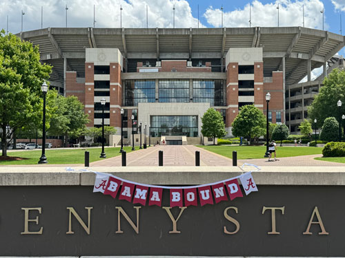 Bama Bound Felt Banner