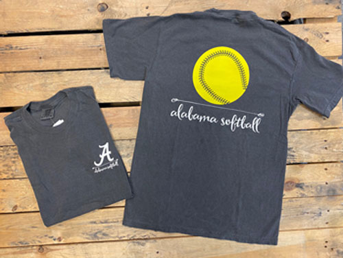 Alabama Comfort Colors Softball Short Sleeve Tee