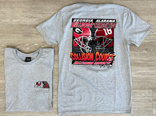 Alabama vs Georgia Gameday Short Sleeve T-Shirt