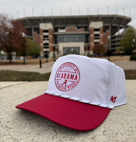 The University of Alabama/Script A  '47 Suburbia Hitch Two-Tone Adjustable Cap