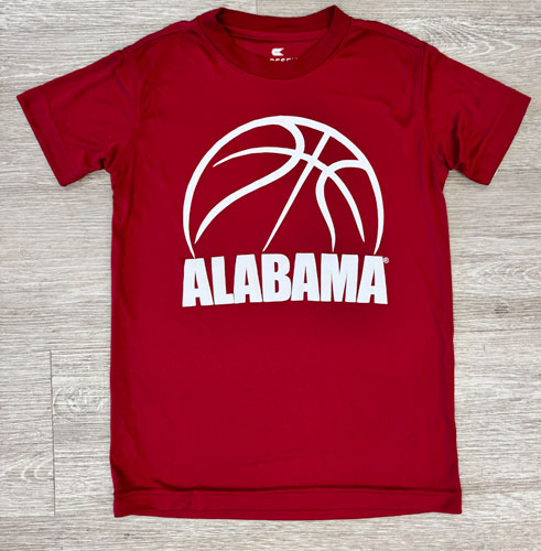 Youth Alabama basketball Performance Short Sleeve T-Shirt