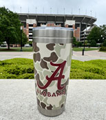 Script A Camoflage 20oz Stainless Tumbler