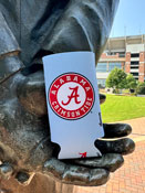 Light Blue Athletic Seal Slim Can Koozie