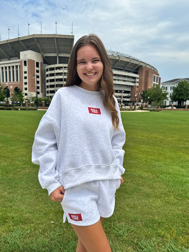 Roll Tide Label Boxy Crewneck