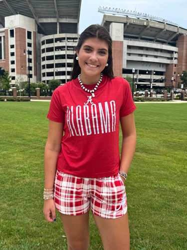 Alabama/Script A Medley Short Sleeve T-Shirt