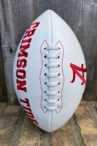 Alabama/Crimson Tide Embroidered Logo Autograph Football