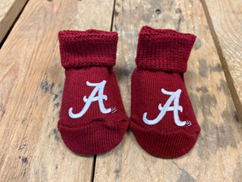 Script A Newborn Booties