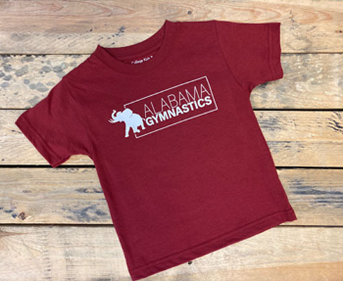 Toddler Alabama Gymnastics Short Sleeve T-Shirt