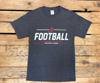 Alabama Football Hashmark Short Sleeve T-Shirt