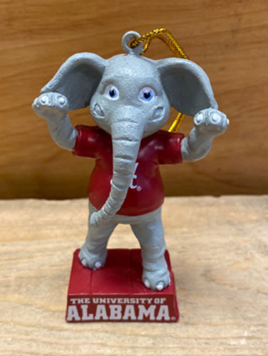 Big Al Mascot Christmas Ornament