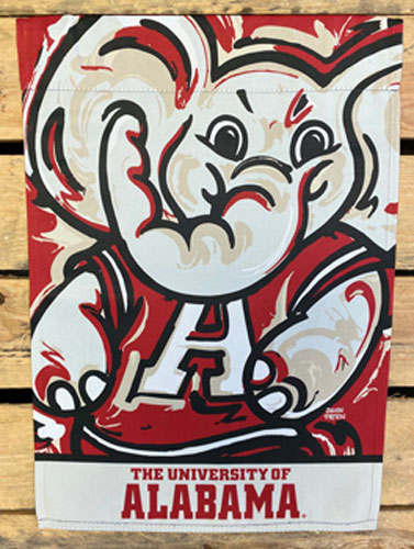 Big Al Mascot Garden Flag