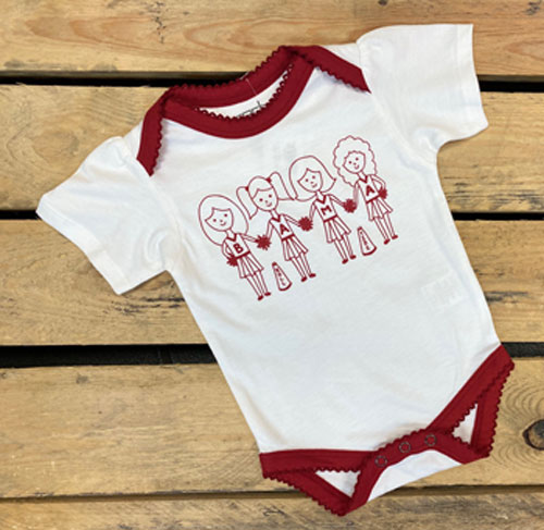 Infant Bama Cheer Onesie