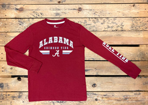 Alabama/Crimson Tide Youth Long Sleeve Tee