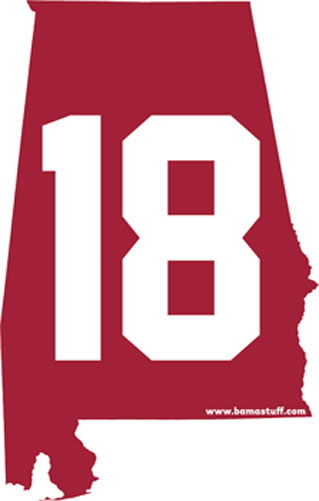 Vinyl Die-Cut State/18 Decal