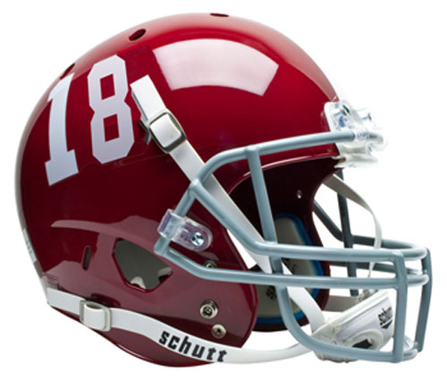 #18 Replica Schutt Helmet