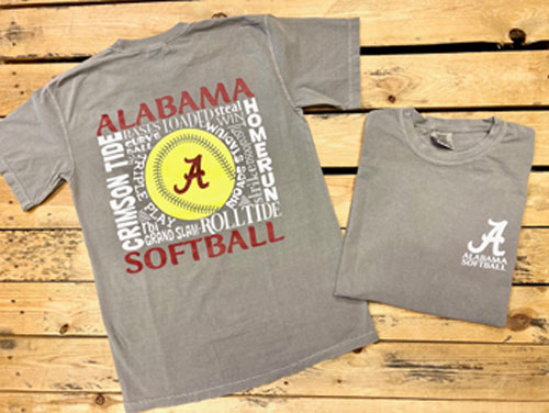 Alabama Softball Block Short Sleeve T-Shirt