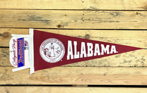Alabama Pennant with University of Alabama Seal