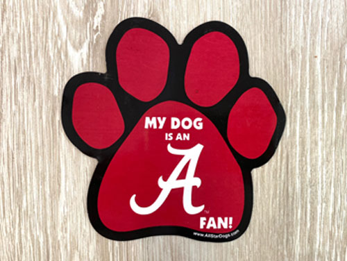 My Dog is an Alabama Fan Car Magnet