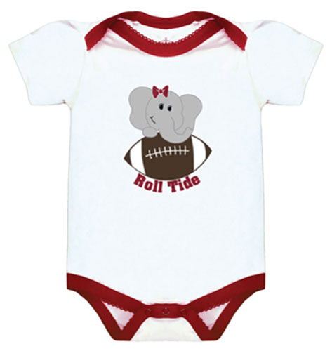 Elephant with Football Onesie