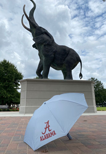 Alabama/Script A Deluxe Auto Open Folding Umbrella