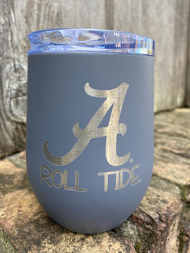 Script A/Roll Tide 12oz Stainless Steel Tumbler