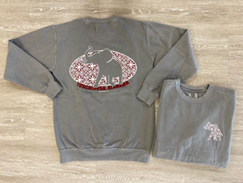 Moroccan Pachyderm Crew Sweatshirt