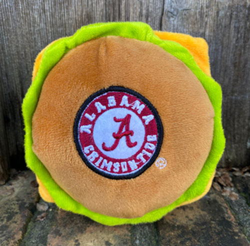 Alabama Hamburger Pet Toy