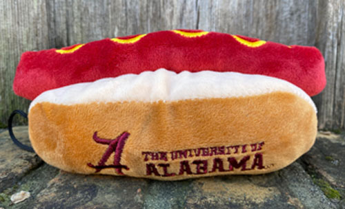 Alabama Hot Dog Pet Toy