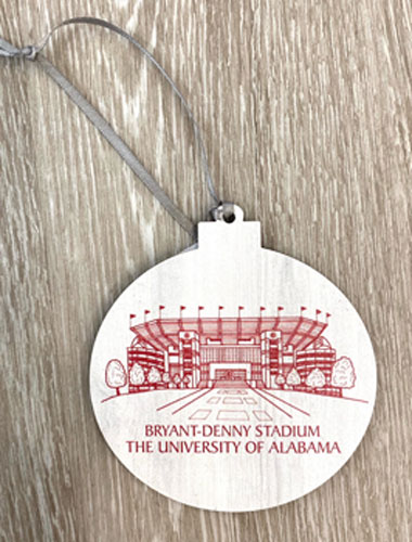 Bryant Denny Stadium Christmas Ornament