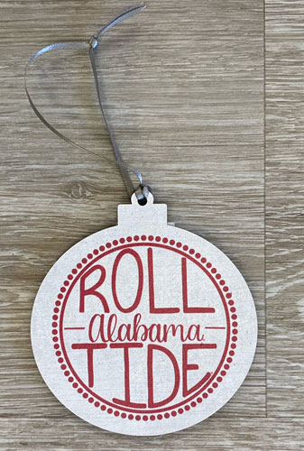 Roll Tide Sunshine Christmas Ornament