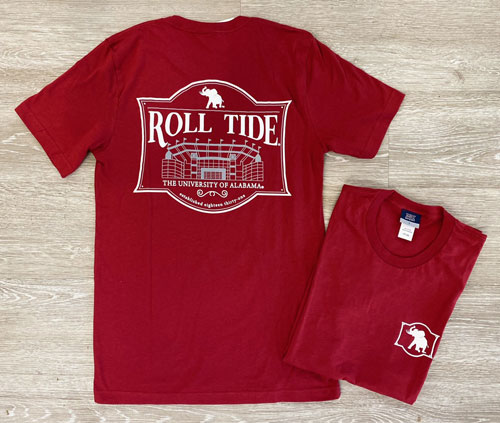 Bryant Denny Stadium/Roll Tide Short Sleeve Tee