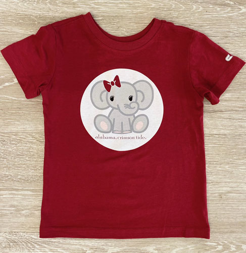 Toddler Elephant Short Sleeve T-Shirt