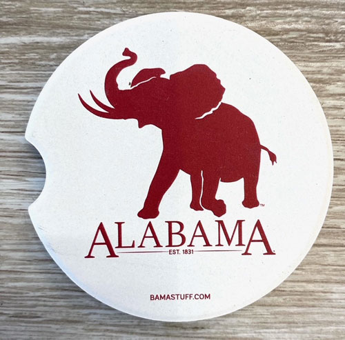 Alabama/Pachyderm Car Coaster