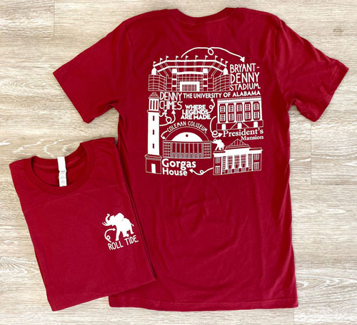 Alabama Book Short Sleeve Tee