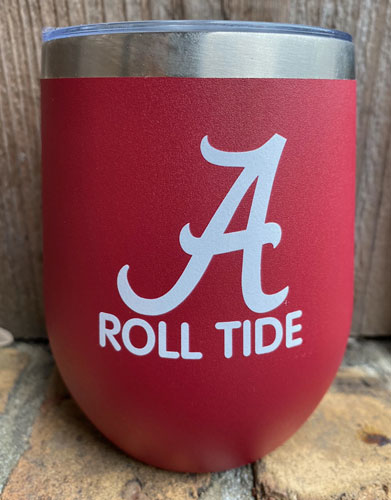 Script A/Roll Tide Stainless Sipper