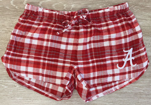 Women's Script A Plaid Shorts