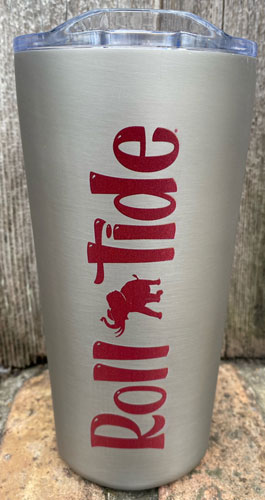 18oz Roll Tide/Pachyderm Soft Touch Tumbler