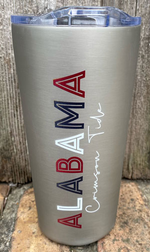 18oz Alabama Crimson Tide Soft Touch Tumbler
