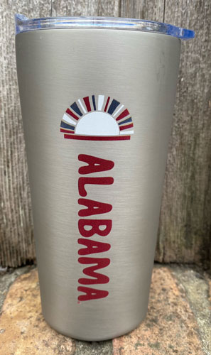 18oz Alabama/Sunshine Soft Touch Tumbler